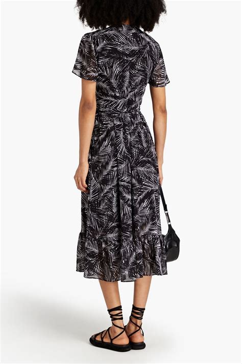 michael kors kleid midi print